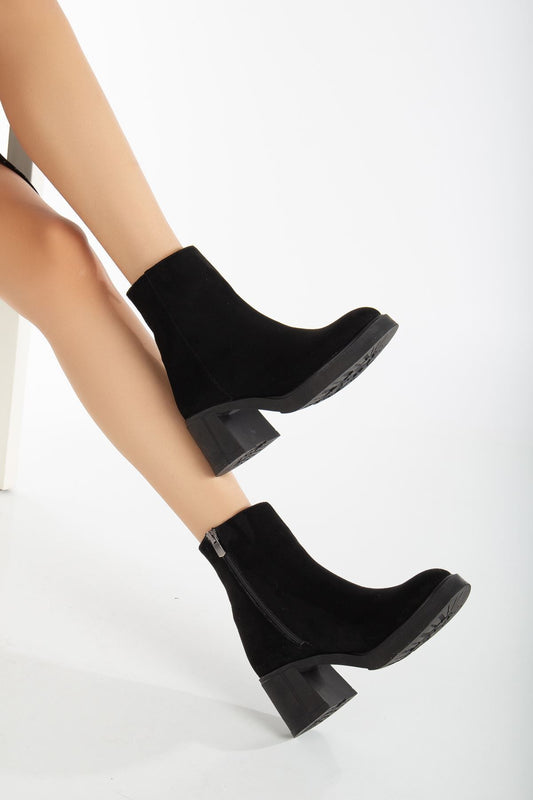 Emily Heeled Leather Boots Ten