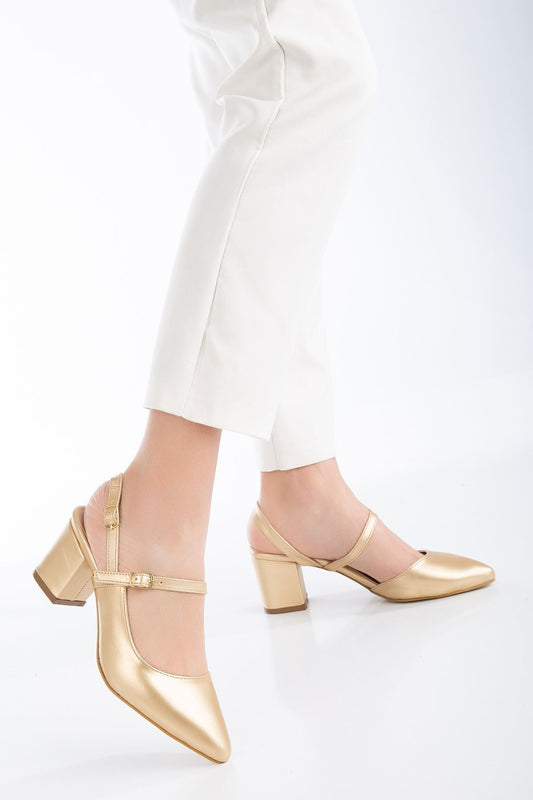 Karsu High Heel Shoes Gold