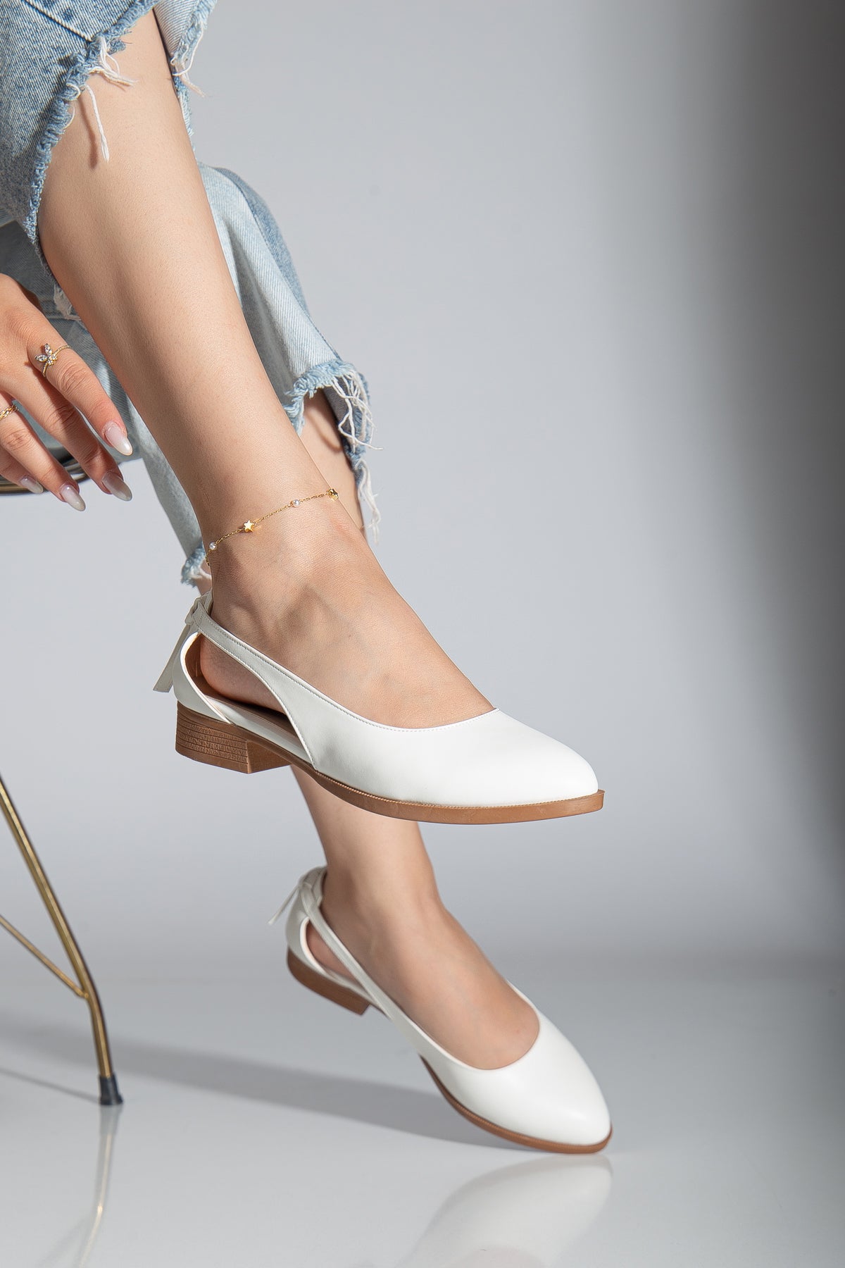 Volpen Cilt Kısa Topuk Ayakkabı Mint Yeşil