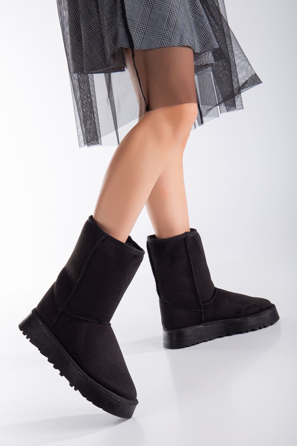 Celio Kalın Taban Ugg Leopar