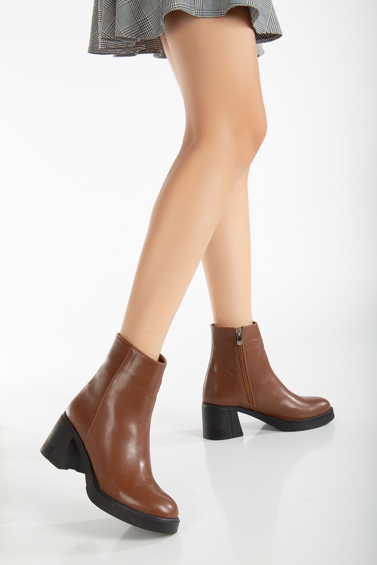 Emily Heeled Leather Boots Ten