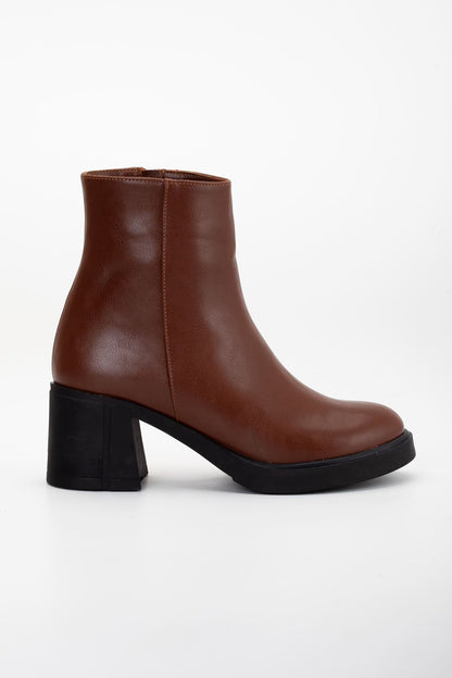 Emily Heeled Leather Boots Ten