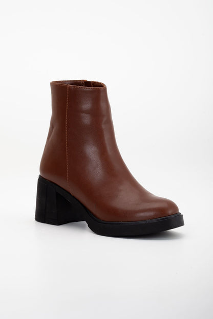 Emily Heeled Leather Boots Ten