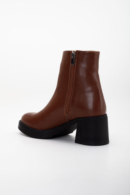 Emily Heeled Leather Boots Ten