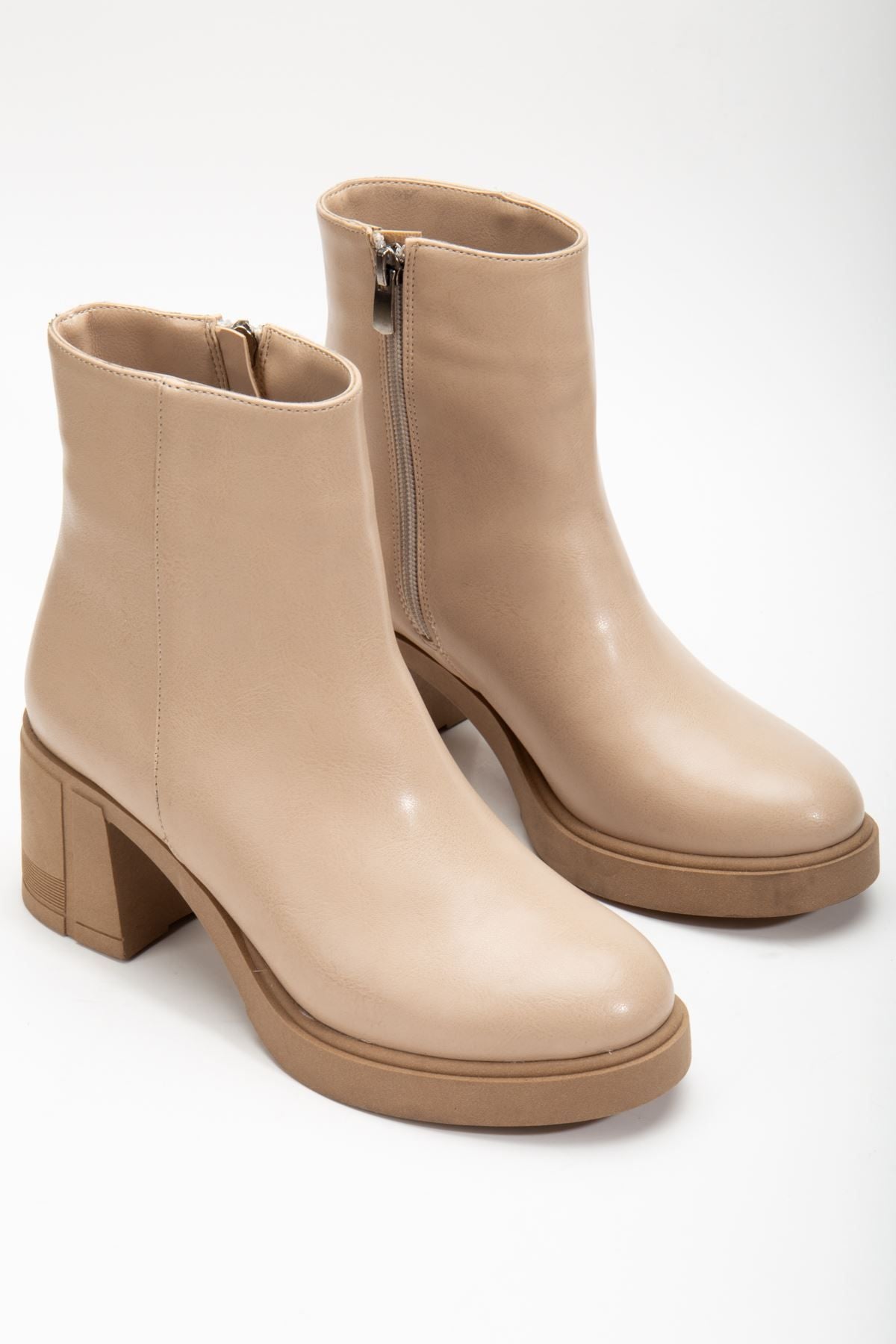 Emily Heeled Leather Boots Ten