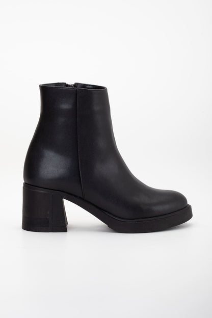 Emily Heeled Leather Boots Ten