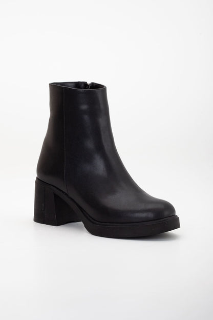 Emily Heeled Leather Boots Ten