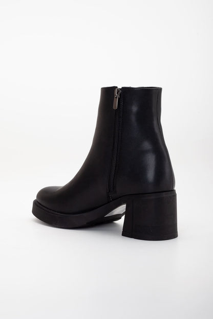 Emily Heeled Leather Boots Ten