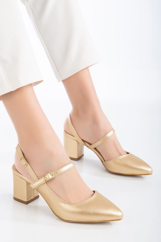 Karsu High Heel Shoes Gold