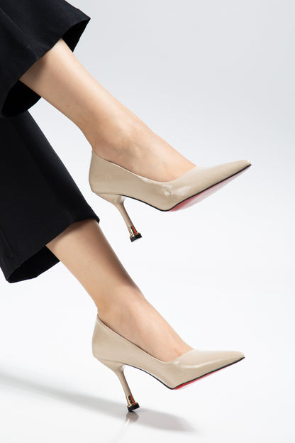 Ketrin Stiletto Rugan Ayakkabı