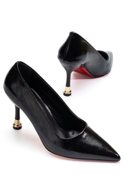 Ketrin Stiletto Rugan Ayakkabı