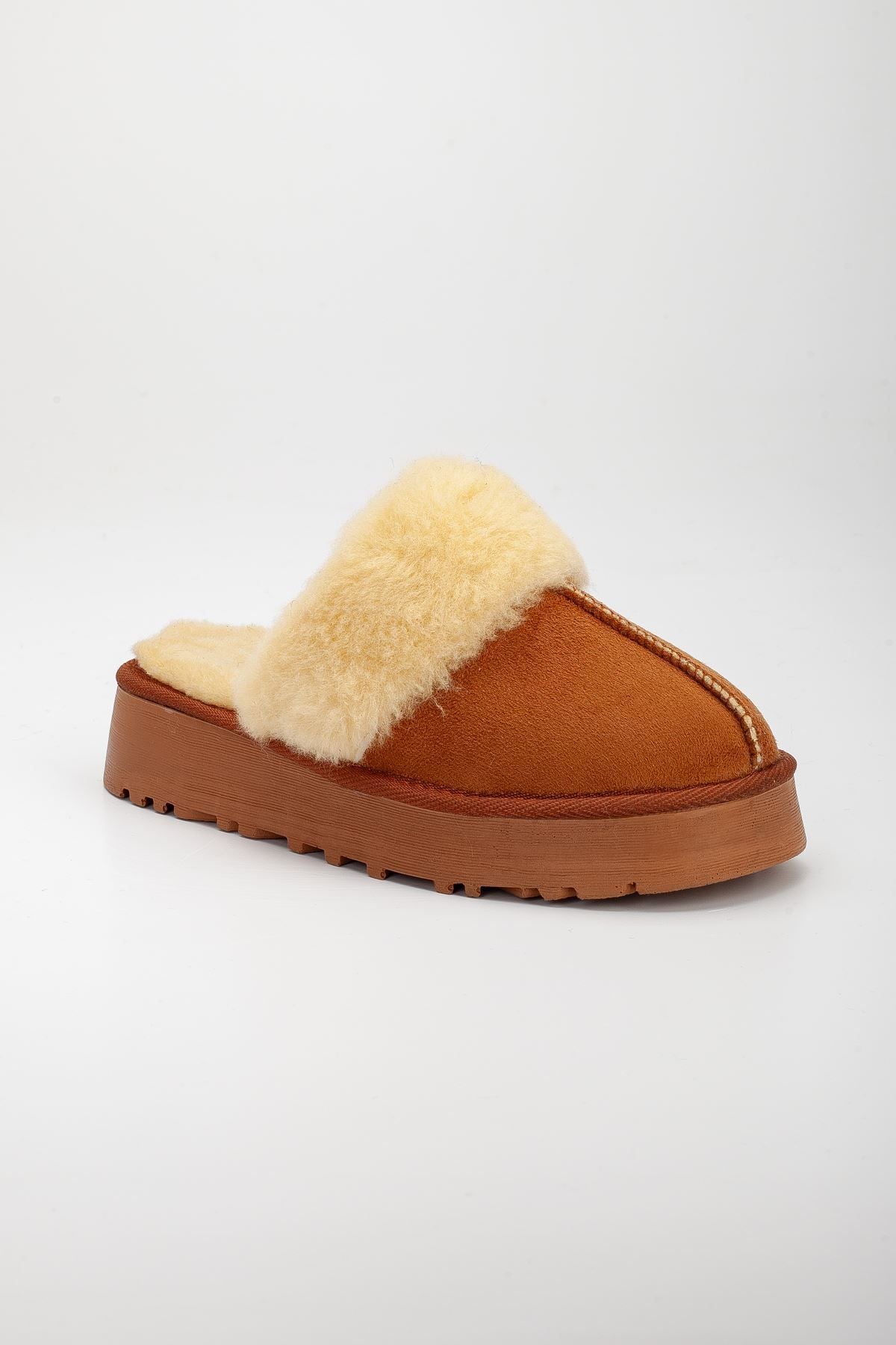 Lidya Ugg Slippers Tan