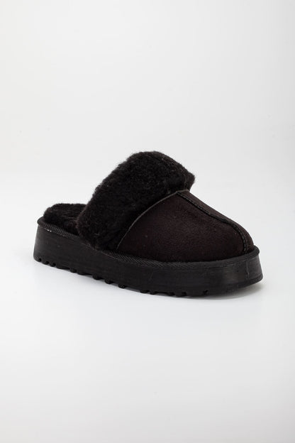 Lidya Ugg Slippers Tan