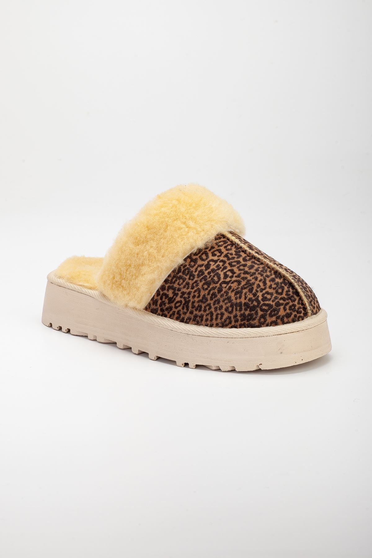 Lidya Ugg Slippers Tan