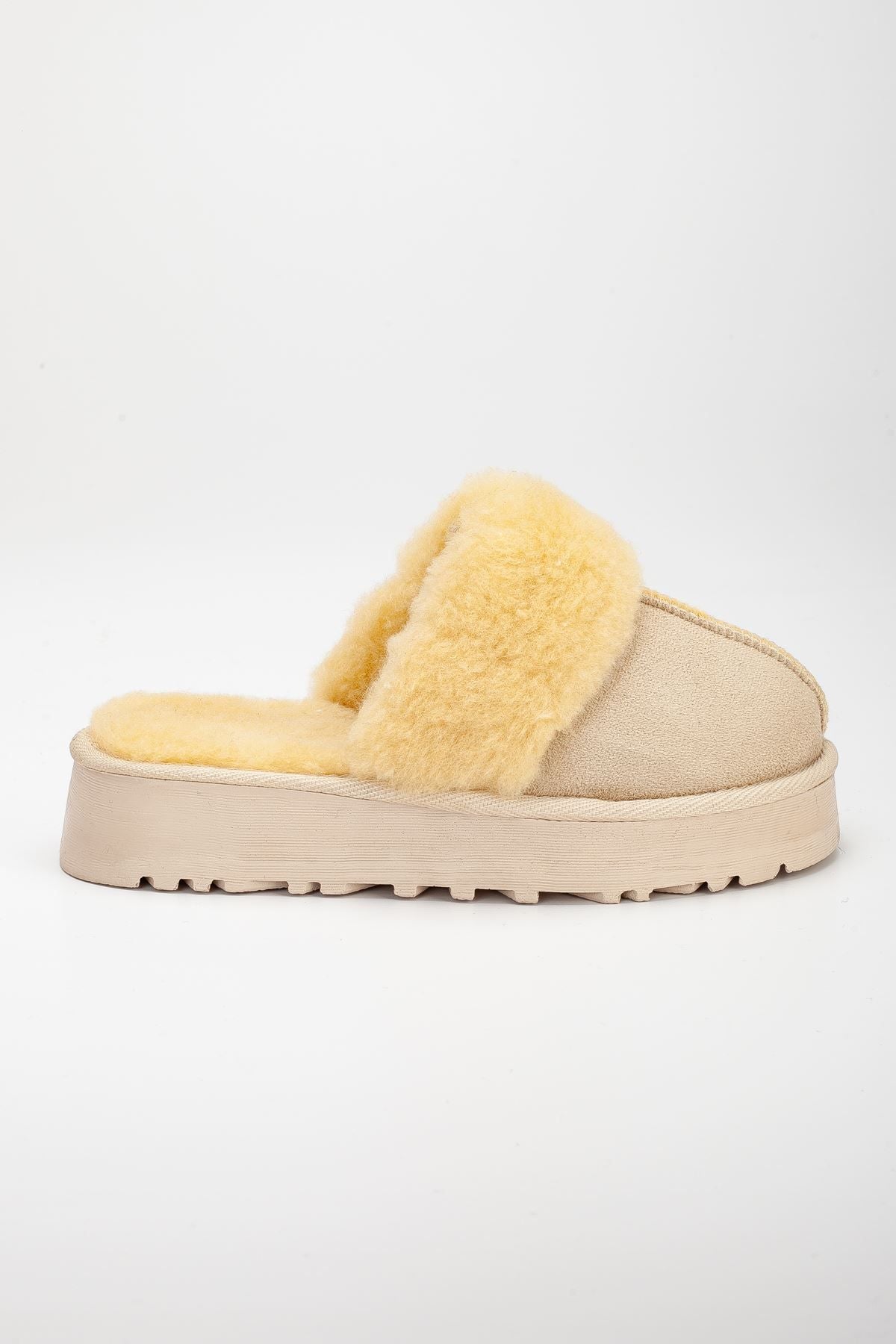 Lidya Ugg Slippers Tan