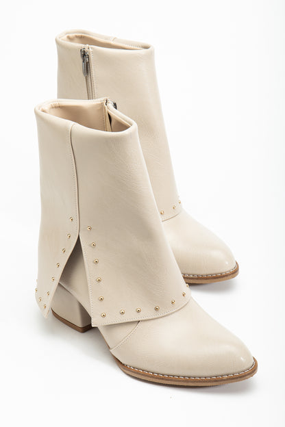 Lilya Trop Detaylı Topuklu Bot