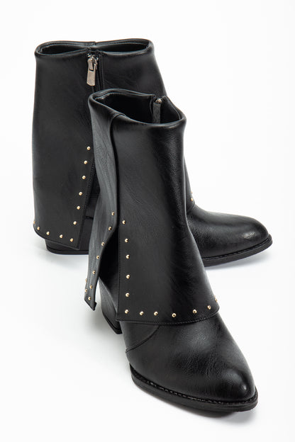 Lilya Trop Detaylı Topuklu Bot