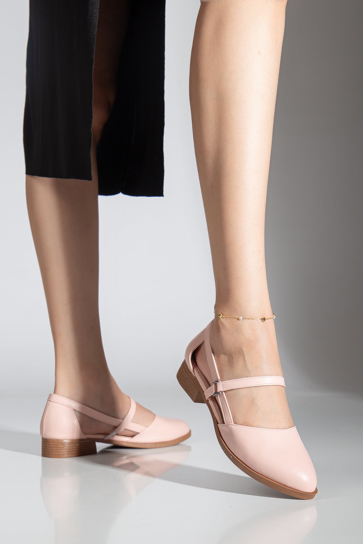 Mary Low Heel Shoes Mint Green