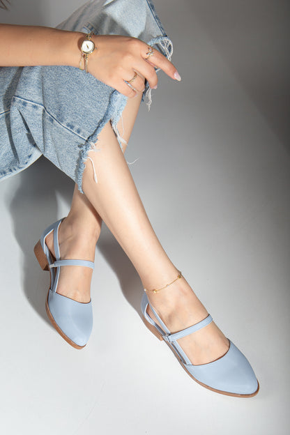 Mary Low Heel Shoes Mint Green