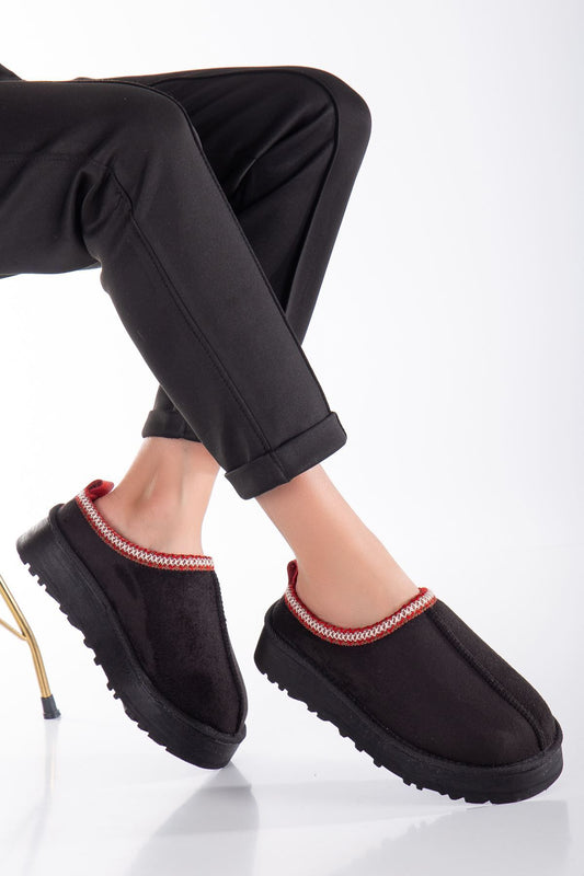 Stella Ugg Slippers Black